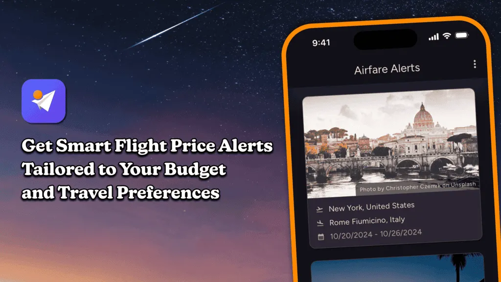 Airfare Alerts screenshot